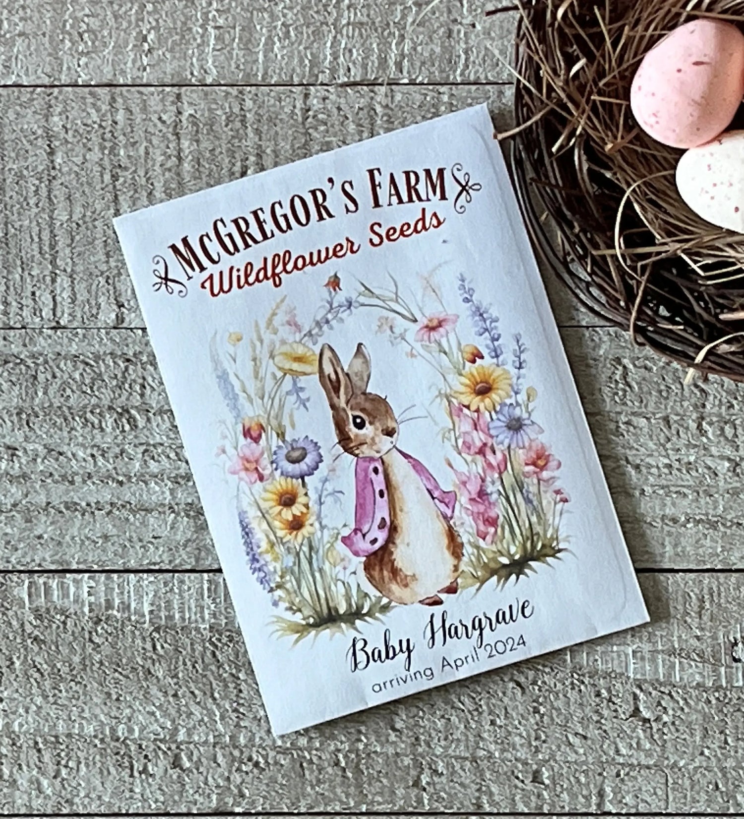 Baby Shower & Birth Seed Favors