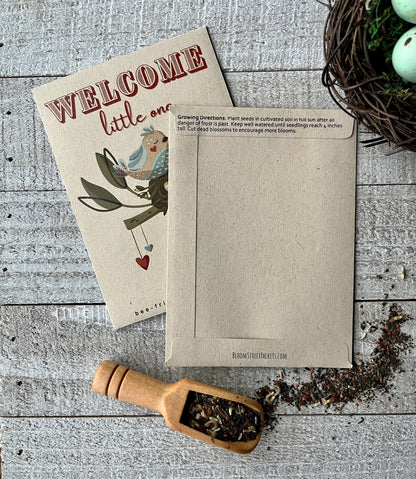 Welcome Little One Baby Seed Favor