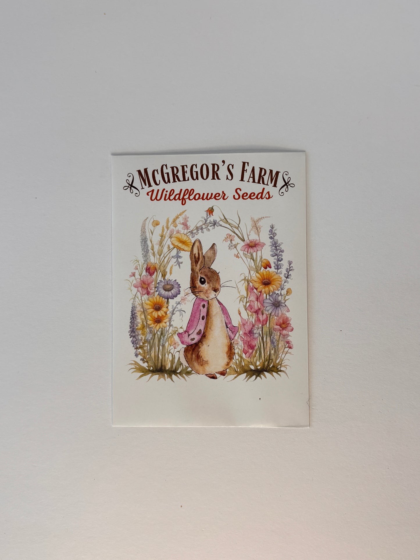 Pink Vintage Bunny Baby Shower or Birth Announcement