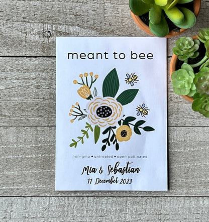 Meant To Bee Wildflower Seed Packet